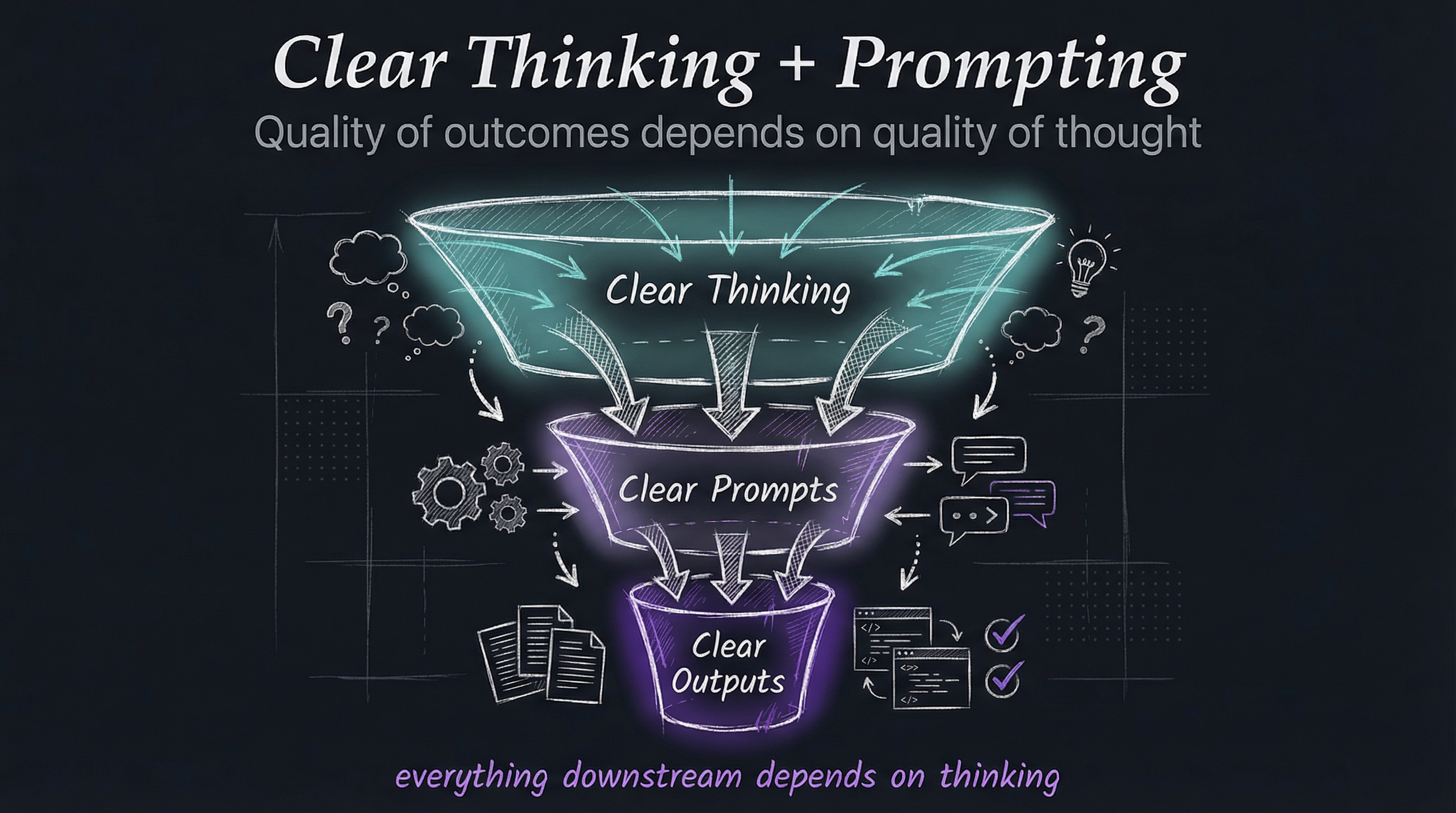Clear Thinking + Prompting is King